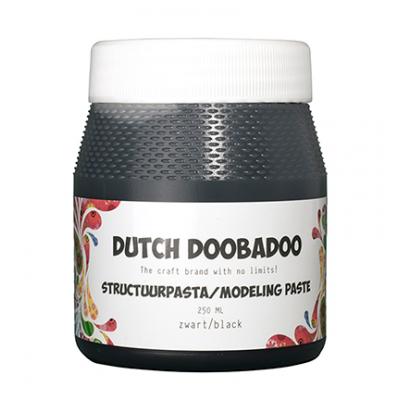 Dutch DooBaDoo Strukturpaste - Structuur Pasta Zwart